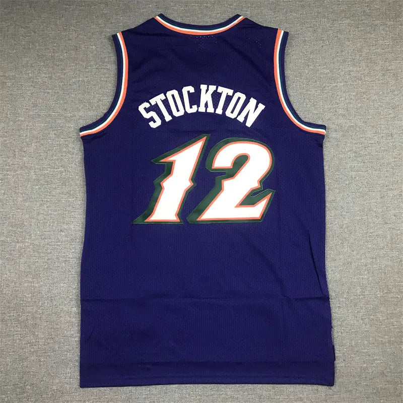 Utah Jazz John Stockton NO.12 Basketball Jersey