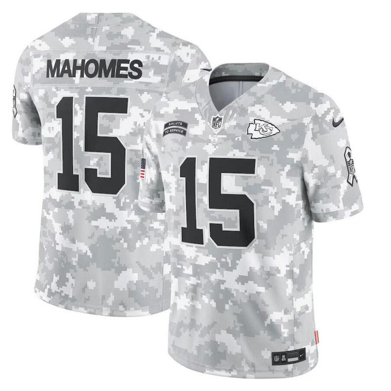 men/women/kids KC.Chiefs #15 Patrick Mahomes 2024 Salute To Service Jersey