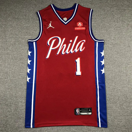 Philadelphia 76ers James Harden NO.1 basketball Jersey