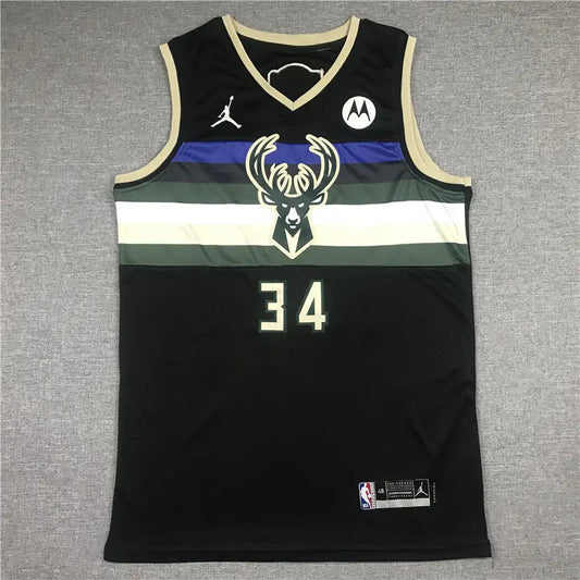 Milwaukee Bucks Giannis Antetokounmpo NO.34 Basketball Jersey