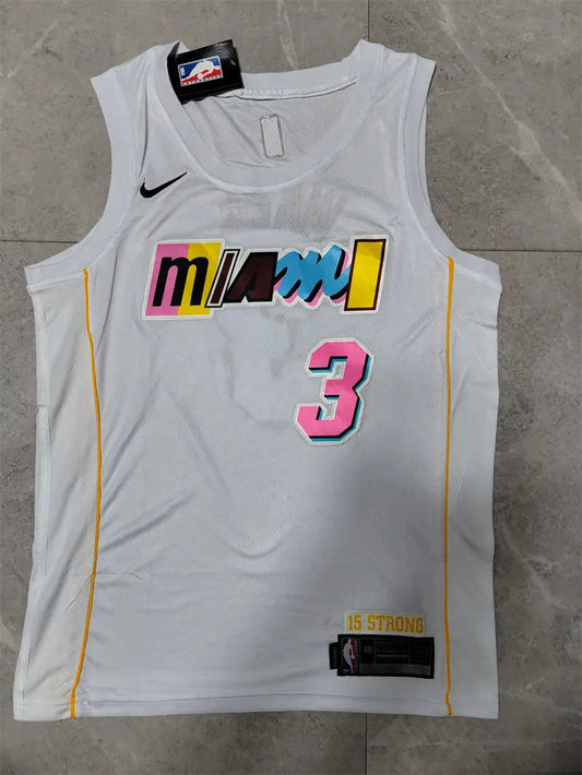 Miami Heat Wade NO.3 Basketball Jersey