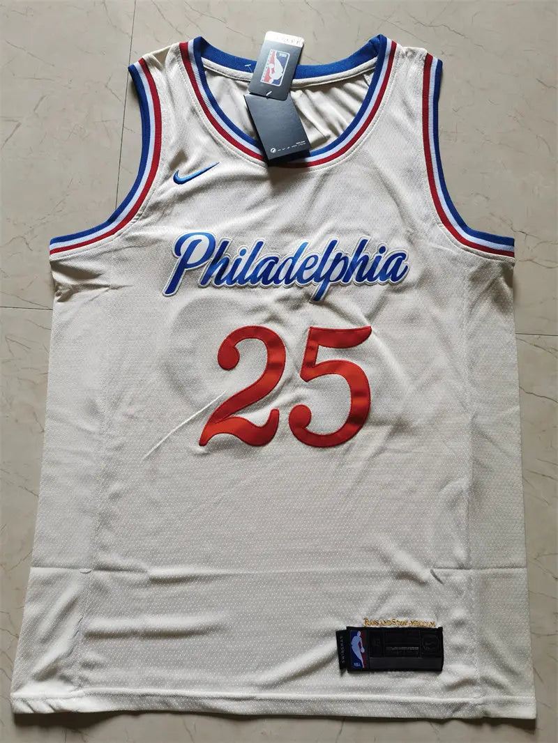 Philadelphia 76ers Simmons NO.25 basketball Jersey