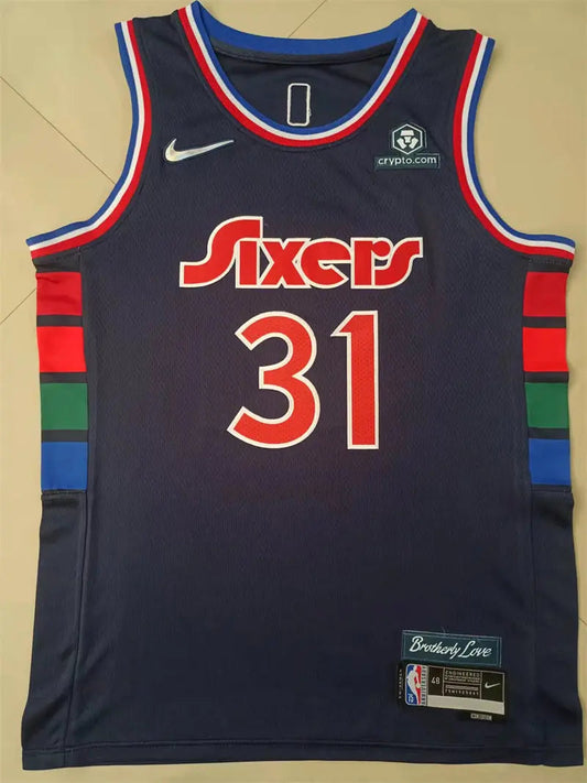 Philadelphia 76ers curry NO.31 basketball Jersey