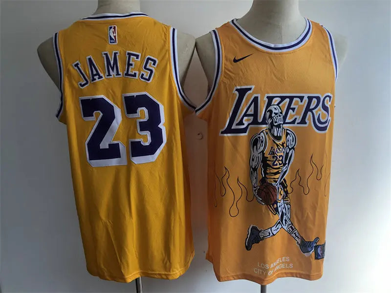 Los Angeles Lakers Lebron James NO.23 Basketball Jersey