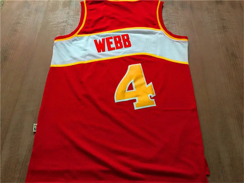 Atlanta Hawks Spud Webb NO.4 Basketball Jersey