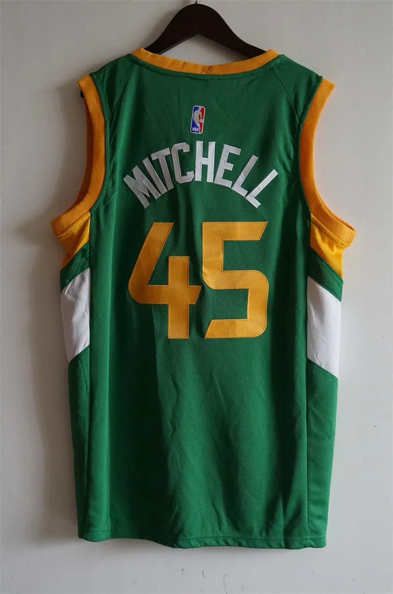 Utah Jazz Donovan Mitchell NO.45 Basketball Jersey