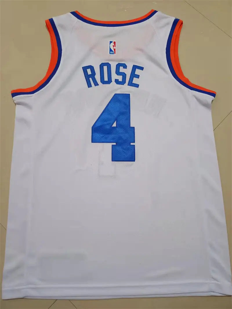 New York Knicks Rose NO.4 Basketball Jersey