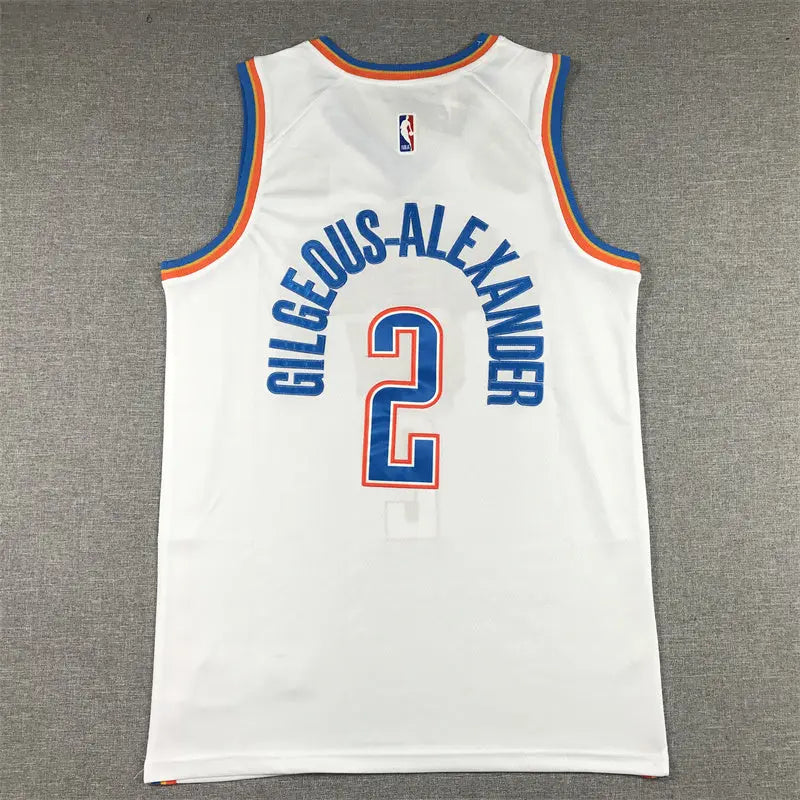 Oklahoma City Thunder Shai Gilgeous-Alexander NO.2 Basketball Jersey