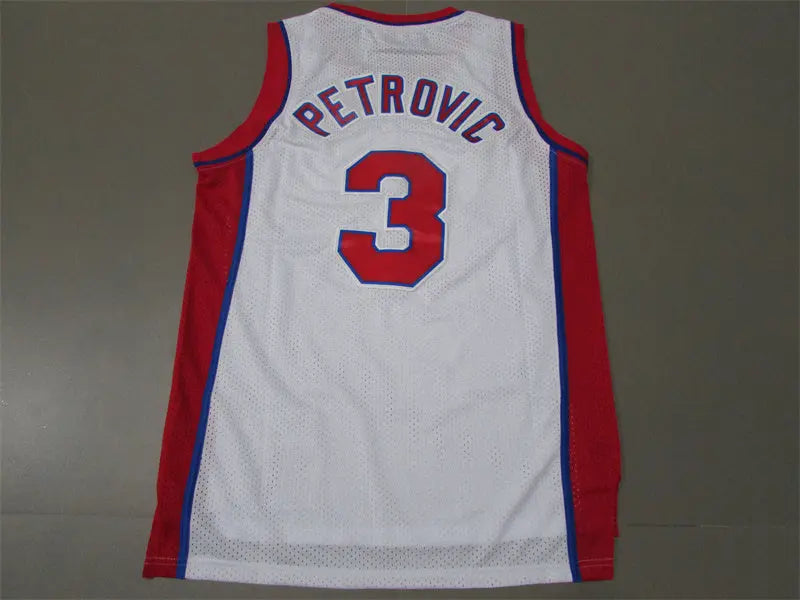 Brooklyn Nets Drazen Petrovic NO.3 Basketball Jersey