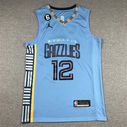 Memphis Grizzlies Ja Morant NO.12 Basketball Jersey