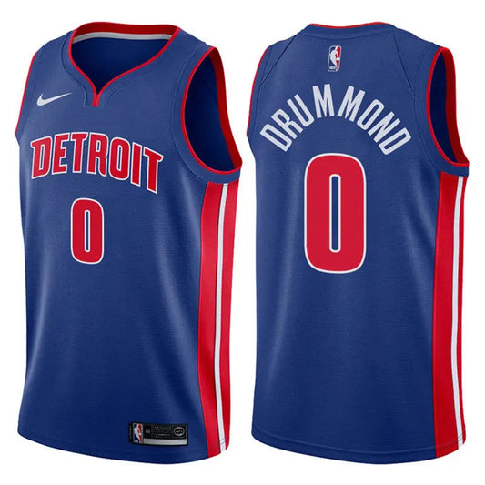 Detroit Pistons Andre Drummond NO.0 Basketball Jersey