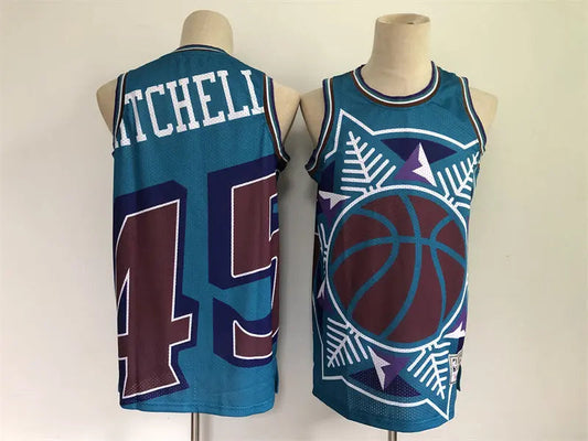 Utah Jazz Donovan Mitchell NO.45 Basketball Jersey