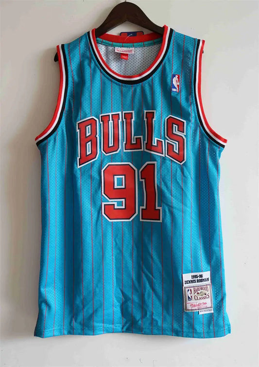 Chicago Bulls Dennis Rodman NO.91 Basketball Jersey