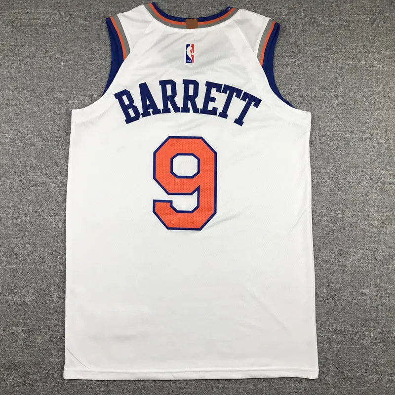 New York Knicks Barrett NO.9 Basketball Jersey