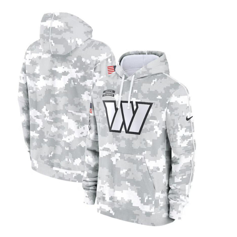 men/women/kids Washington Commanders 2024 Salute to Service Football Hoodies