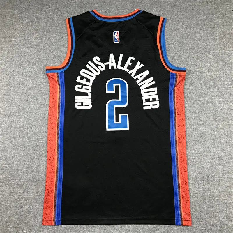 Oklahoma City Thunder Shai Gilgeous-Alexander NO.2 Basketball Jersey